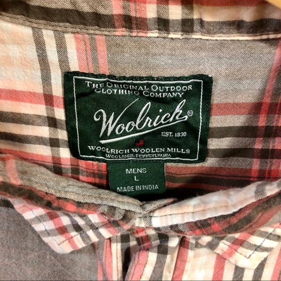 Men’s SS Woolrich Button Down - Picture 3 of 5